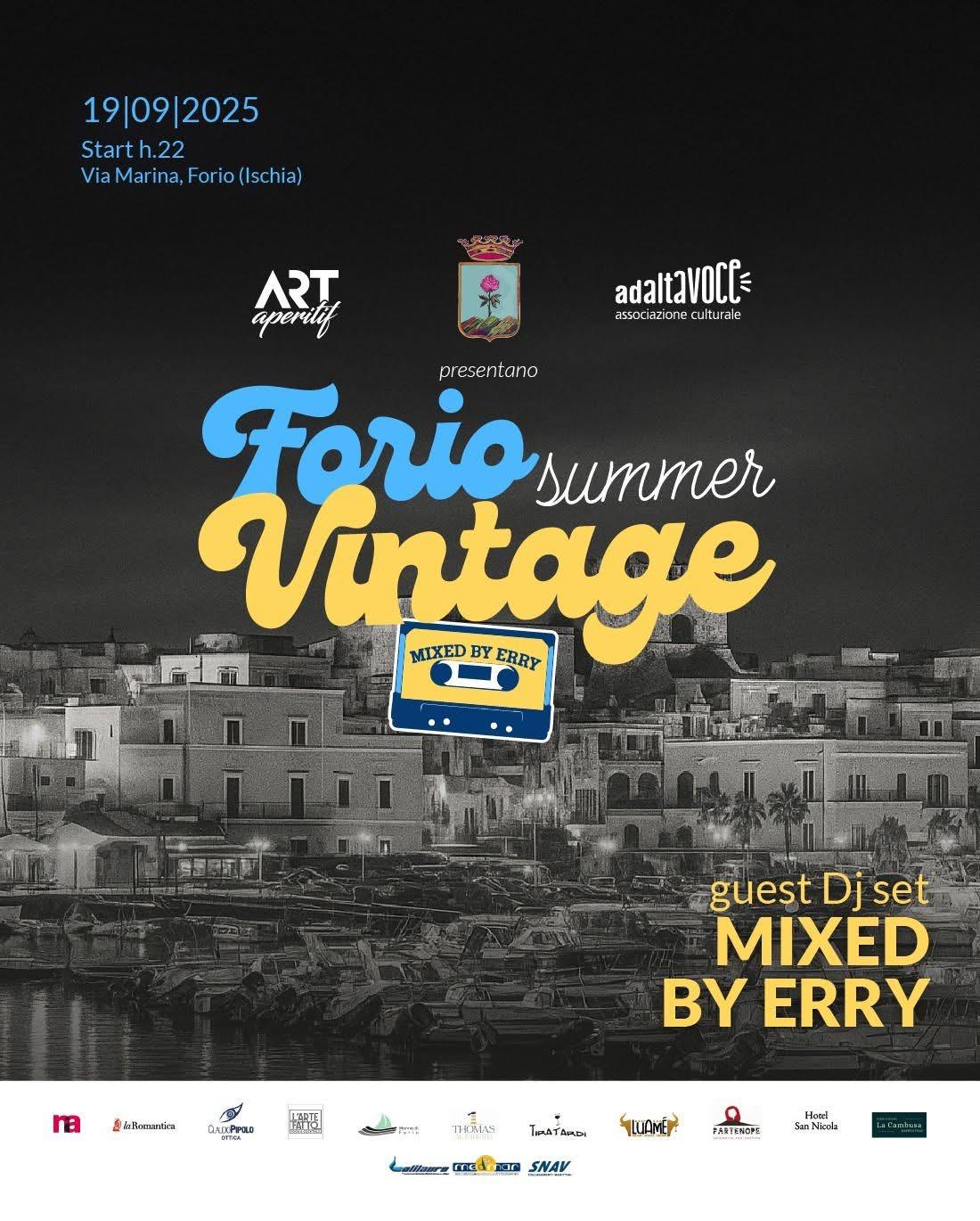 MIXED BY ERRY" PER IL FORIO SUMMER VINTAGE